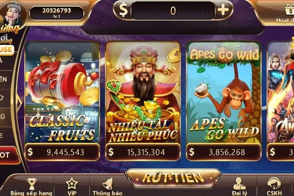Các trò chơi slot game đỉnh cao tại 123b Casino với nhiều chủ đề và giải độc đắc